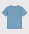 Boys' short-sleeved T-shirt AZUL blue