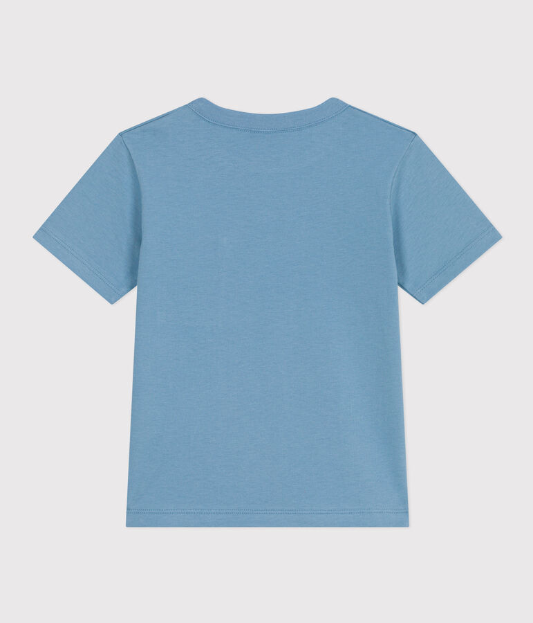 Boys' short-sleeved T-shirt AZUL blue