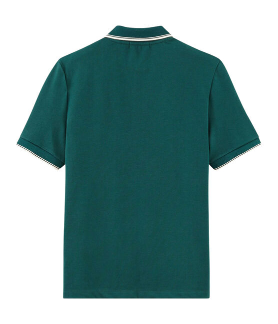 Men's short-sleeved polo shirt PINEDE green