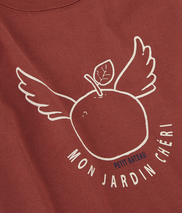 Boys' Short-Sleeved Cotton T-Shirt brown