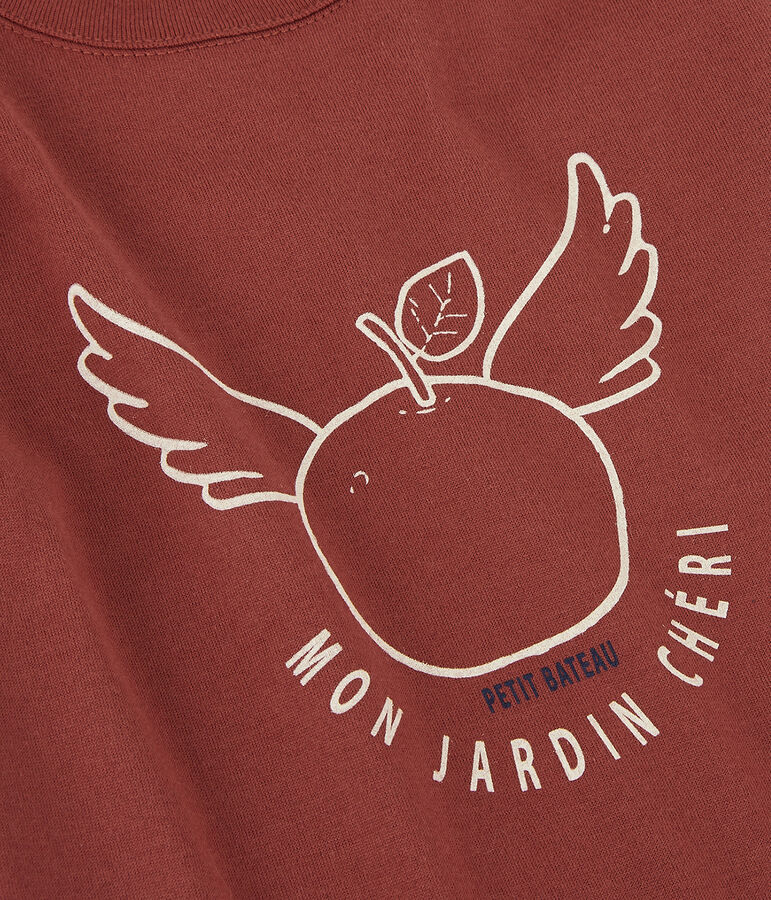 Boys' Short-Sleeved Cotton T-Shirt brown