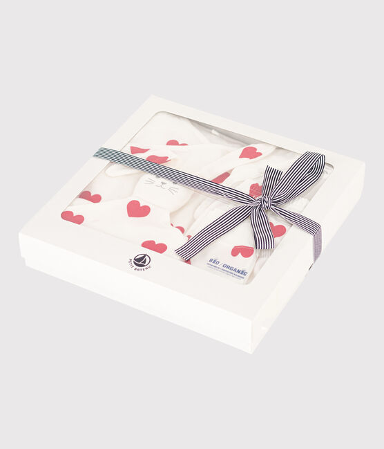 Newborn Baby Heart Patterned Gift Set variante 1