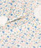 Girls' Floral Tube Knit Pyjamas MARSHMALLOW white/MULTICO white
