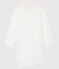 Baby Boys' Long-Sleeved Polo Shirt with Collar MARSHMALLOW white