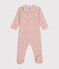 Babies' Floral Print Cotton Pyjamas SALINE pink/MULTICO white