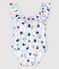 Baby Girls' Eco-Friendly Swimsuit MARSHMALLOW white/MULTICO white