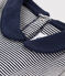 Baby girls' milleraies-striped dress SMOKING blue/COQUILLE beige
