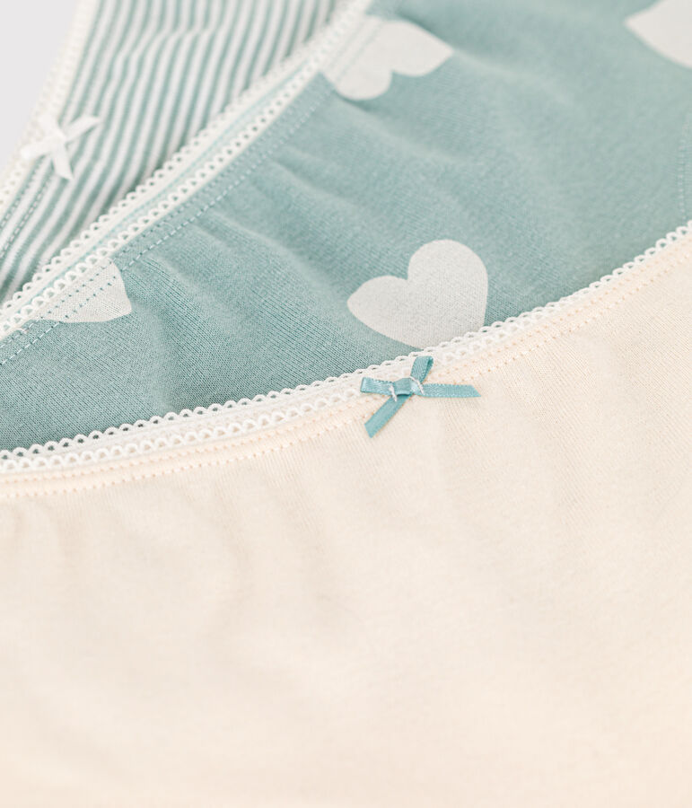 Girls' Heart Cotton Hipsters - 3-Pack variante 1