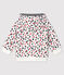 Baby boy's hooded sweatshirt MARSHMALLOW white/MULTICO white
