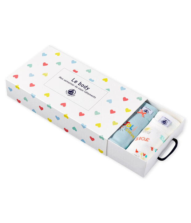 Baby Girls' Short-Sleeved Bodysuit - 5-Piece Set multicolor