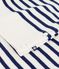 Babies' 2-piece stripy knit Breton top outfit MARSHMALLOW blue/SOIR