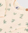 Babies' Patterned Fleece Sweatshirt Ecru/green