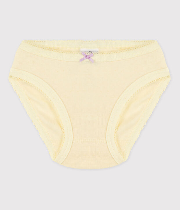 Girls' Cotton Briefs yellow
