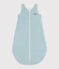 Babies' Stripy Ribbed Sleeping Bag MARSHMALLOW white/BRUME