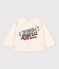 Babies' Cotton Sweatshirt AVALANCHE Ecru