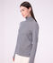 Women's Iconic Cotton Roll Neck T-Shirt blue/white