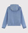 Unisex Stripy Windbreaker SURF blue/MARSHMALLOW white