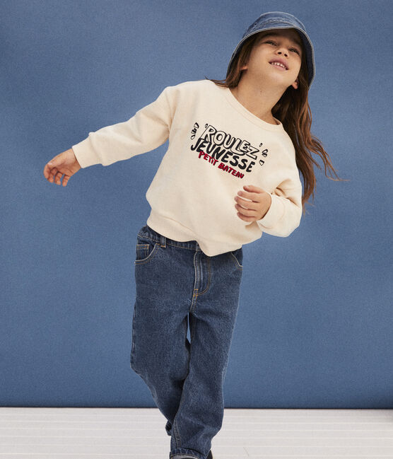 Unisex Patterned Fleece Sweatshirt SMOKING blue