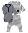 Baby boys' striped clothing - 3-piece set multicolor