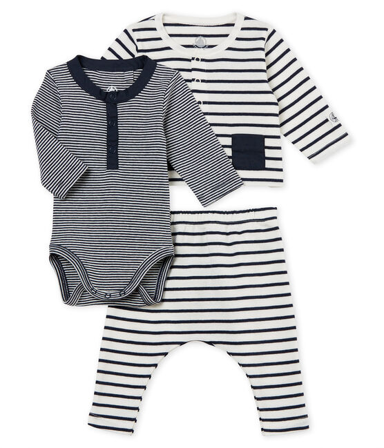 Baby boys' striped clothing - 3-piece set variante 1