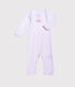 Baby girl long-legged bodysuit in milleraies stripe
