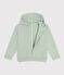 Boys' Fleece Zip-up Hoodie HERBIER green
