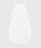 Babies' 3 TOG dragon print cotton sleeping bag white/multicolor