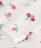 Children's short fruit print cotton pyjamas MARSHMALLOW white/MULTICO white