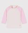 Babies' Unisex UV-Proof Eco-Friendly T-Shirt MINOIS pink/MARSHMALLOW white