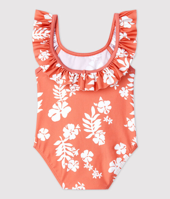 Babies' Eco-Friendly Swimsuit PAPAYE pink/MARSHMALLOW