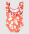 Babies' Eco-Friendly Swimsuit PAPAYE pink/MARSHMALLOW