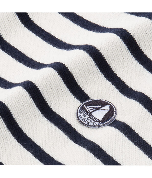 Sweatshirt white/blue