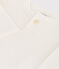 Babies' Long-Sleeved Cotton T-shirt MARSHMALLOW white