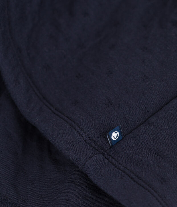 Girls' long-sleeved plain dress SMOKING