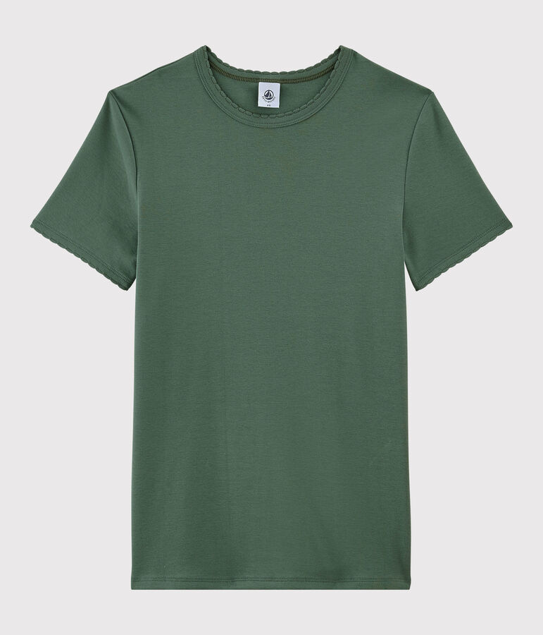Women's Iconic Round Neck T-Shirt VALLEE green