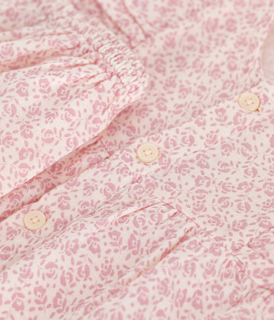 Babies' Cotton Gauze Short-Sleeved Dress and Bloomers AVALANCHE /PANTY