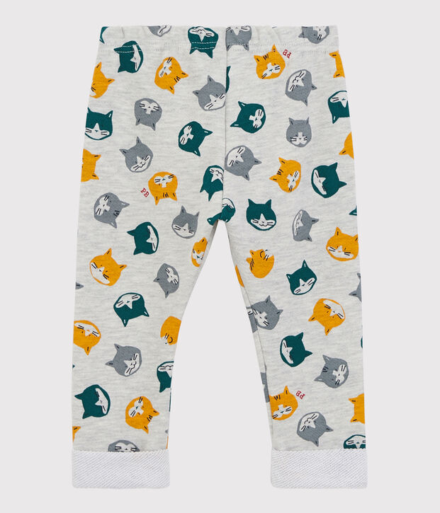 Babies' Fleece Trousers grey/multicolor