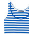 Women's dress PERSE blue/MARSHMALLOW white