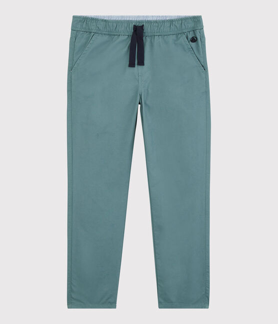 Boys' Regular Cotton Serge Trousers BRUT green