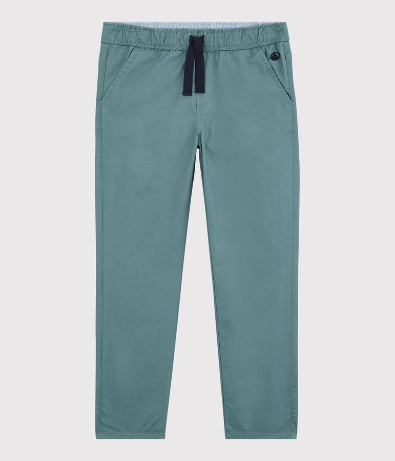 Boys' Regular Cotton Serge Trousers green
