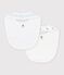 Pack of whale print cotton bibs for babies multicolor
