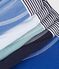 Pack of children's plain cotton boxers multicolor