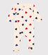 Babies' Heart Patterned Cotton Pyjamas