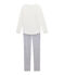 Girl's pyjamas MARSHMALLOW white/POUSSIERE grey