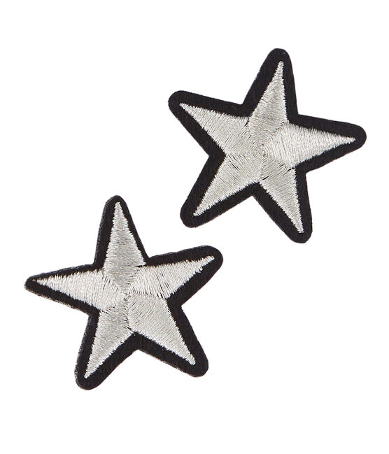 Star patch ARGENT grey
