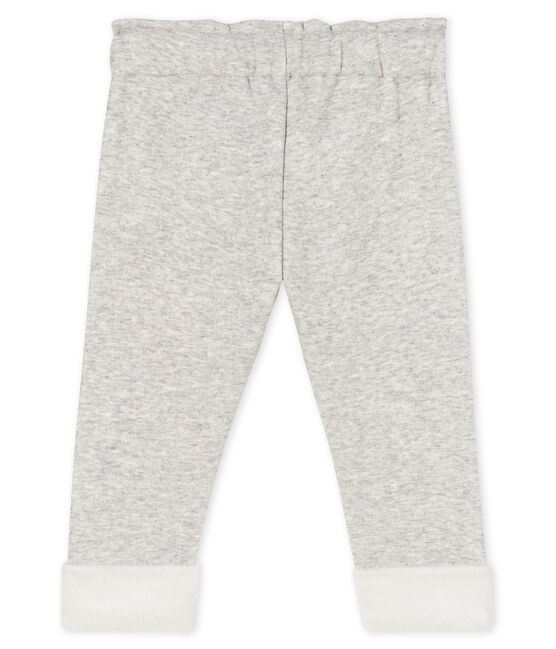 Baby Girls' Velour Knit Trousers BELUGA CHINE CN grey