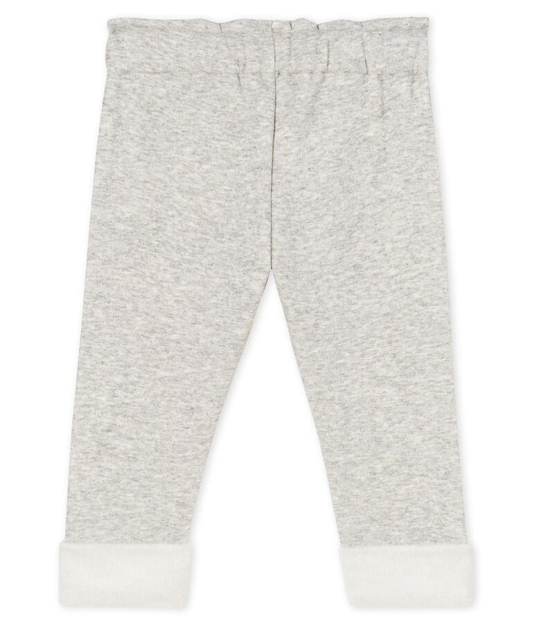 Baby Girls' Velour Knit Trousers grey