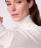 The Iconic rollneck for women in wool and cotton MILK Ecru