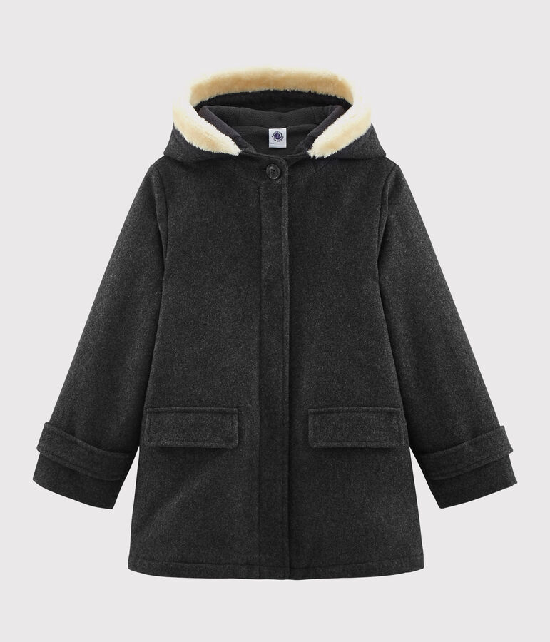 Girls' coat grey