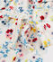 Girls' Floral Fleece Dressing Gown MARSHMALLOW white/MULTICO white